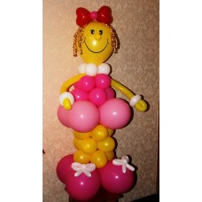 Фигура из шаров "Девочка"