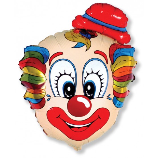 Шар (30''/76 см) Фигура, Голова клоуна
