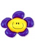 Шар (41''/104 см) Фигура, Солнечная улыбка, Фиолетовый