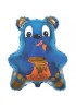 Шар (22''/56 см) Фигура, Медведь с мёдом, Синий
