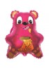 Шар (22''/56 см) Фигура, Медведь с мёдом, Фуше