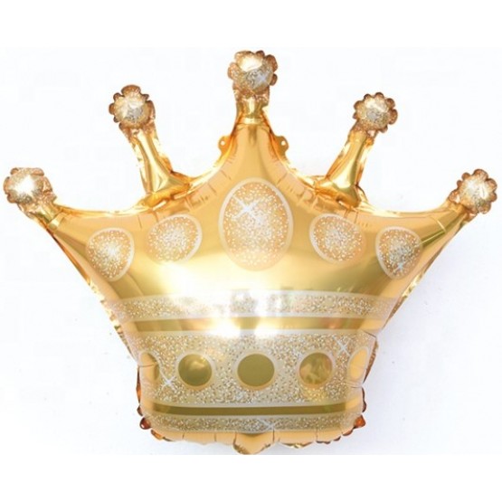 Шар (28''/71 см) Фигура, Корона, Золото