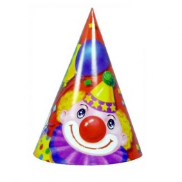 Колпак Клоун с шарами 16 см