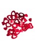 Конфетти сердечки маленькие красные 17гр.