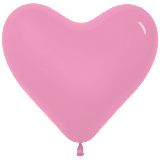 Сердце (6''/15 см) Розовый, пастель