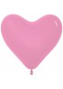 Сердце (6''/15 см) Розовый, пастель