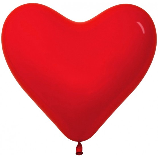 Сердце (12''/30 см), Красный