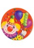 Тарелка Клоун с шарами 17см 6шт