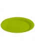 Тарелка однотонная, зеленый, 23 см, 6шт